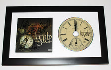 LAMB OF GOD BAND SIGNED FRAMED SELF TITLED CD COVER ALBUM COA x5 SACRAMENT 2020