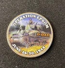 Colorized Kennedy Half Dollar D-Day Operation Epsom Free Shipping
