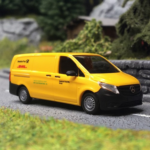 Mercedes Benz Vito, DHL electro - BUSCH 51177 - HO 1/87 | Condition: Neuf