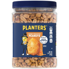 Honey Roasted Peanuts 6-Pack - 2.16 Lb Container, Perfect Snack