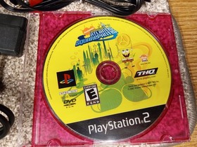 PlayStation 2 Slim SCPH-75001 Console W/ 1 Controller, 9 Games, 6 Memory - READ