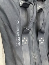 Original CLUB GLOVE Large Golf Burst Proof 2 Rolling Wheeled Travel Bag Black