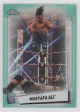 2021 Topps Chrome WWE Aqua Refractor 3/150 Mustafa Ali #32 my8