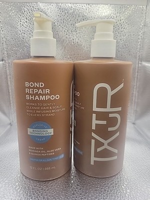 2-TXTUR Bond Repair Shampoo with Moringa Oil, Aloe Vera & Quinoa Peptides 12oz