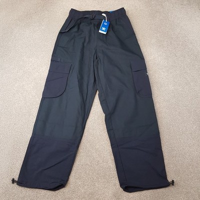 Adidas Tracksuit Bottoms Small Blue Cargo Ripstop Pants SST Originals Adventure