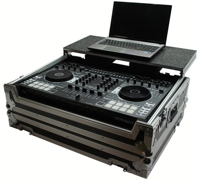 Harmony HCDJ808LT Flight Glide Laptop Stand DJ Custom Case for Roland DJ-808