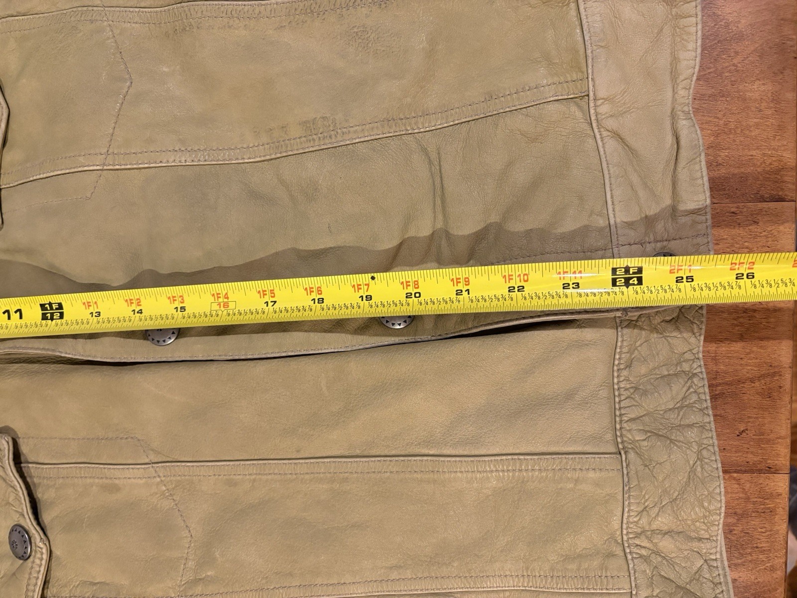 Pendleton Buffalo leather Jacket Size Medium - image 10