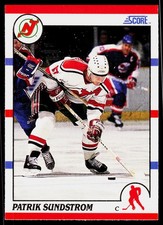 Patrik Sundstrom, 1990-91 Score American, #19, New Jersey Devils,