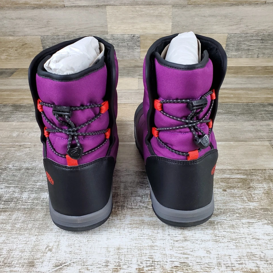 KEEN Puffrider снег ботинки молодежи Sz 6 харизма оранжевый скольжения на высокий верх - Изображение 3 из 4