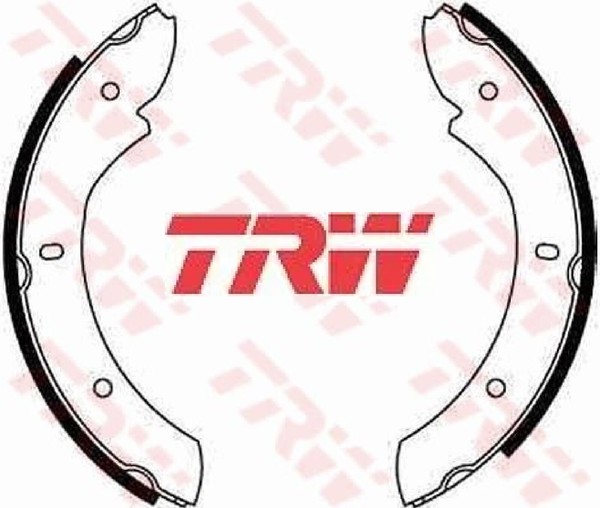 TRW GS6236 Bremsbackensatz FüR Feststellbremse Bremsbackensatz Handbremse-image