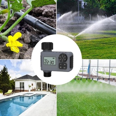 Digitale Bewässerungsuhr für Outdoor Garten mit Kindersicherung und wasserdich