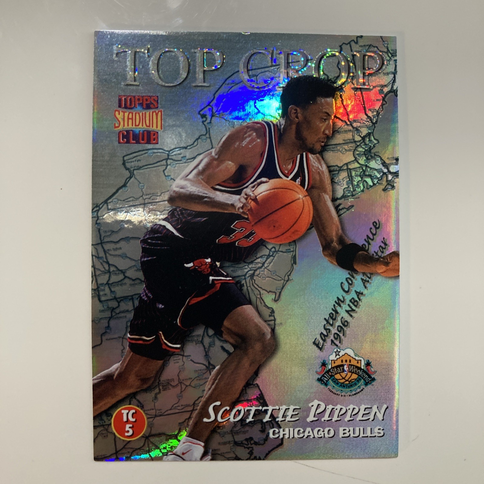 1996-97 Stadium Club Top Crop #TC5 Shawn Kemp / Scottie Pippen