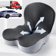 Memory Foam Truck Seat Cushion with Lumbar Support - Ergonomic Comfort