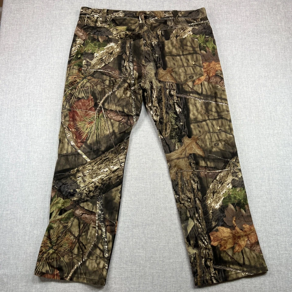 Mossy Oak Break Up Country Camo Pants Size 38x30 Hunting Outdoors Y2K Rugged - Image 2 of 4