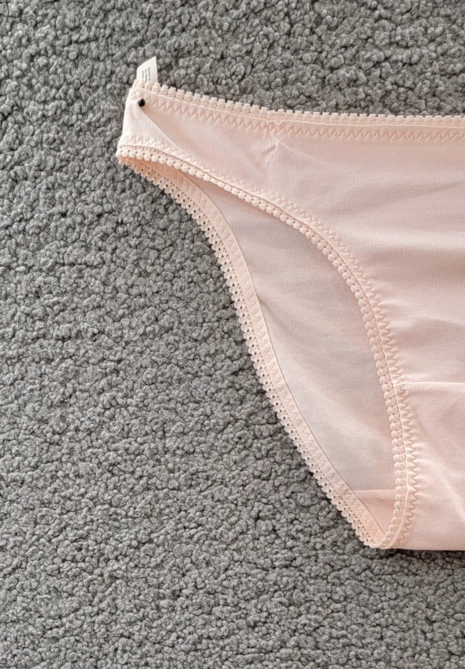 Бикини женское On Gossamer Cabana из хлопковой смеси эластичное бедро L шампанское без застежек - Изображение 3 из 4