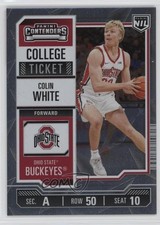 2025 Panini NIL The Ohio State University Diamond Plate Colin White #21 1by6