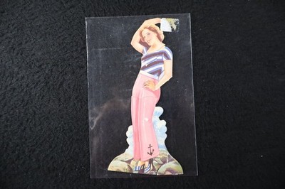 Amatller Chocolates 3 Piece Articulated  Figure Trade Card Lily Damita #4