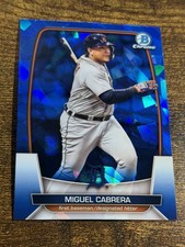 MIGUEL CABRERA 2023 Bowman Chrome #12 Sapphire Refractor