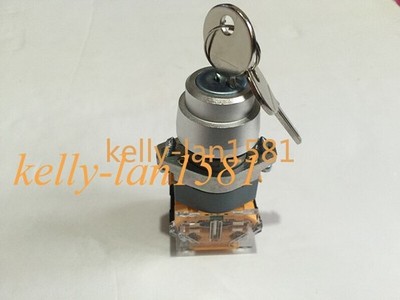 1pc New   APT Two Position Key Selector Switch LA39-A1-20Y-a 2NO *ll