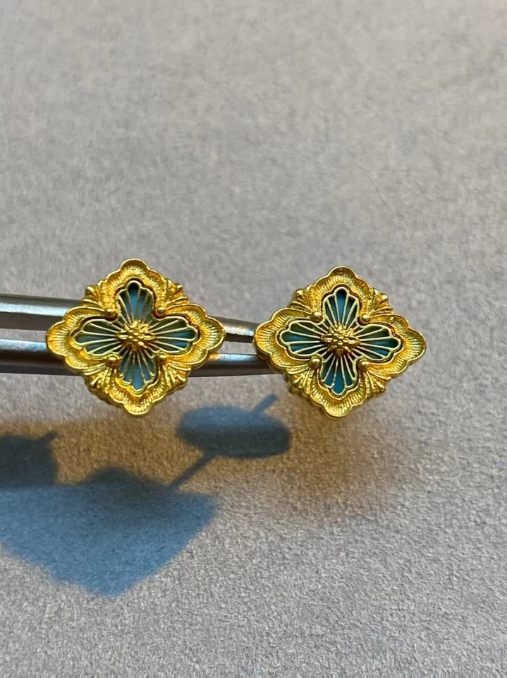 Pendientes de amazonita para mujer Buccellati de moda Foto 4 de 4