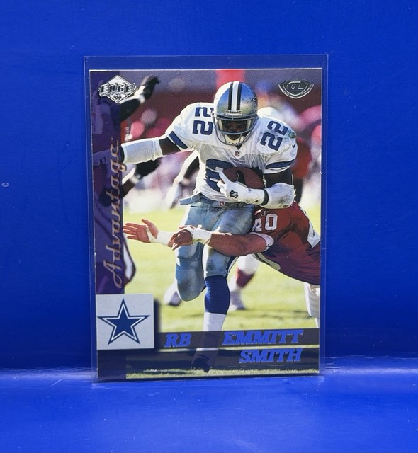 1999 Collector's Edge Adv Foil #44 Emmitt Smith Dallas Cowboys Pat Tillman HOF