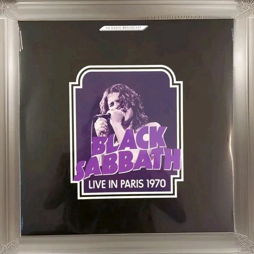 Black Sabbath LIVE IN PARIS 1970 DOUBLE ALBUM 2 LPs VINYL Sealed Record
