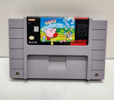 Kirby's Avalanche Super Nintendo SNES Kirby Game - Tested