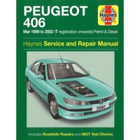 Peugeot 406 (03.1999-2002) 4-Zylinder 1749Cc 1997Cc Workshop Manual Haynes