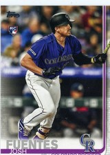2019 Topps Update #US294 Josh Fuentes Colorado Rockies