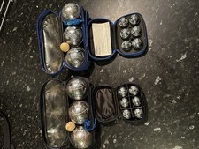 Boules Chrome Set Bundle 6 Medium 12 Small. Good Condition Some Small Scuffs