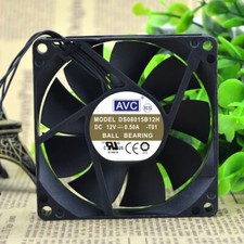 1PC NEW AVC 8015 8cm 4-wire PWM 12V 0.50A DS08015B12H FAN