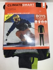 BOY'S CLIMATESMART ACTIVE BASELAYER "STRETCH" COMFORTECH POLY 2-PIECE SET