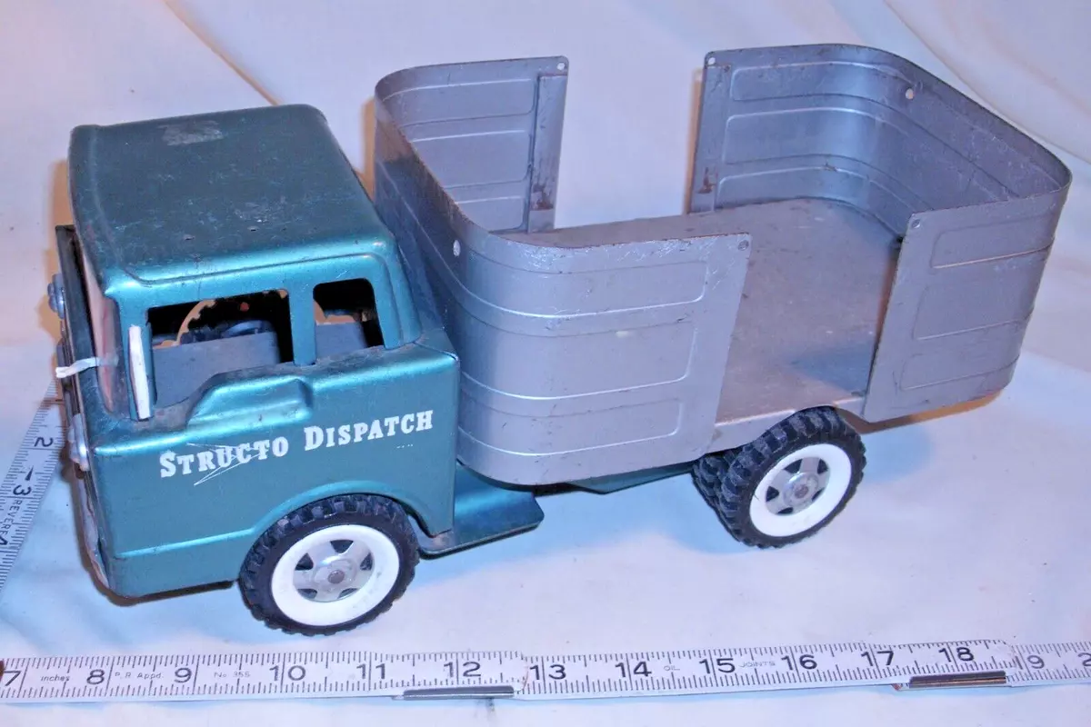 STRUCTO FORD DISPATCH DELIVERY TRUCK 1950s PRESSED STEEL TOY eBay