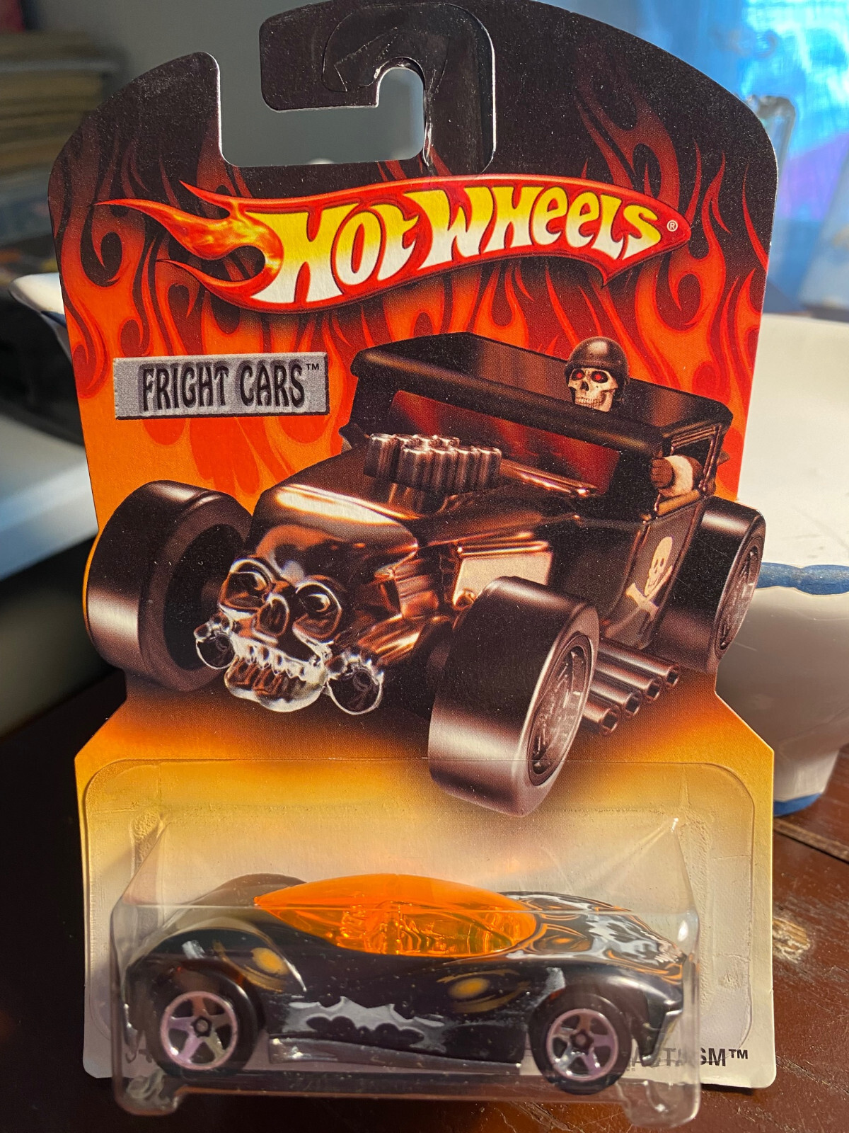2007 Hot Wheels Walmart Exclusive Fright Cars PHASTASM Black w/5 Spoke rims