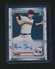 NICK SWINEY 2020 BOWMAN CHROME 1ST RC AUTO  #CDA-NS