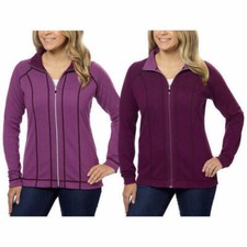 Kirkland Women's Jacket Reversible Long Sleeve Purple Size 2x
