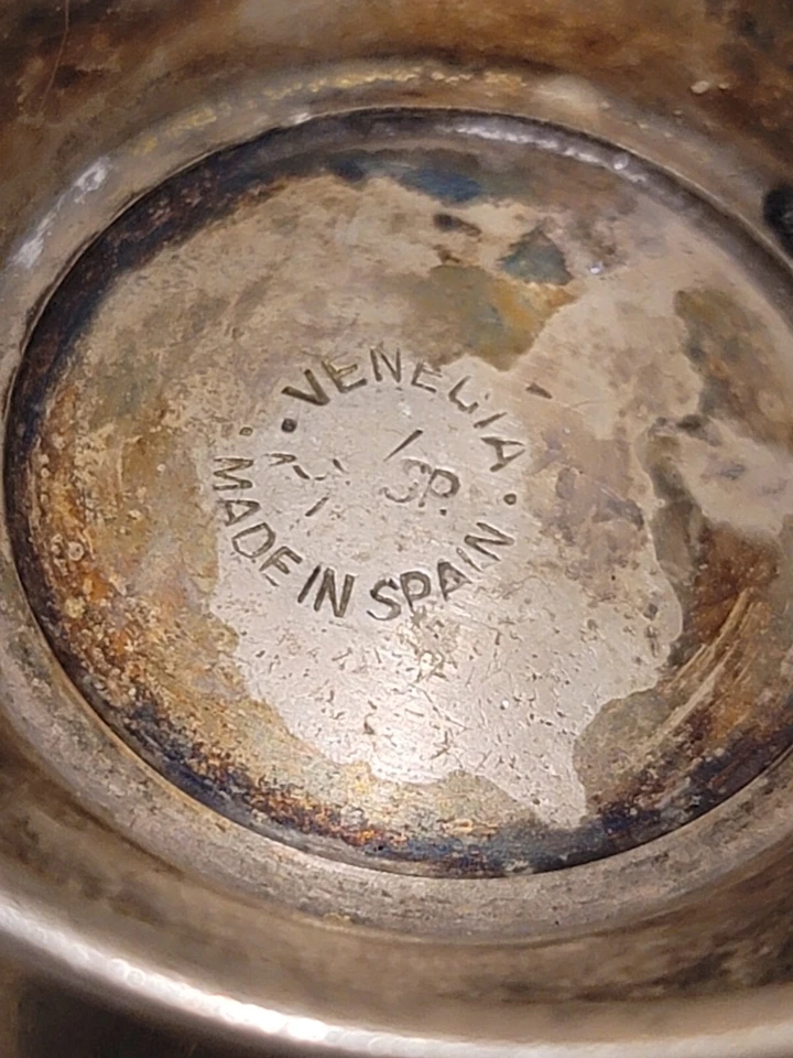 Vintage Silver Plated Goblet Chalice Venetia Spain Dessert Cups Set Of 10 Read - Image 3 of 4