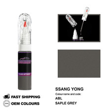 FOR SSANGYONG SAPLE GREY ABL Touch Up Paint Pen Brush Fix Kit Scratch Chip Set