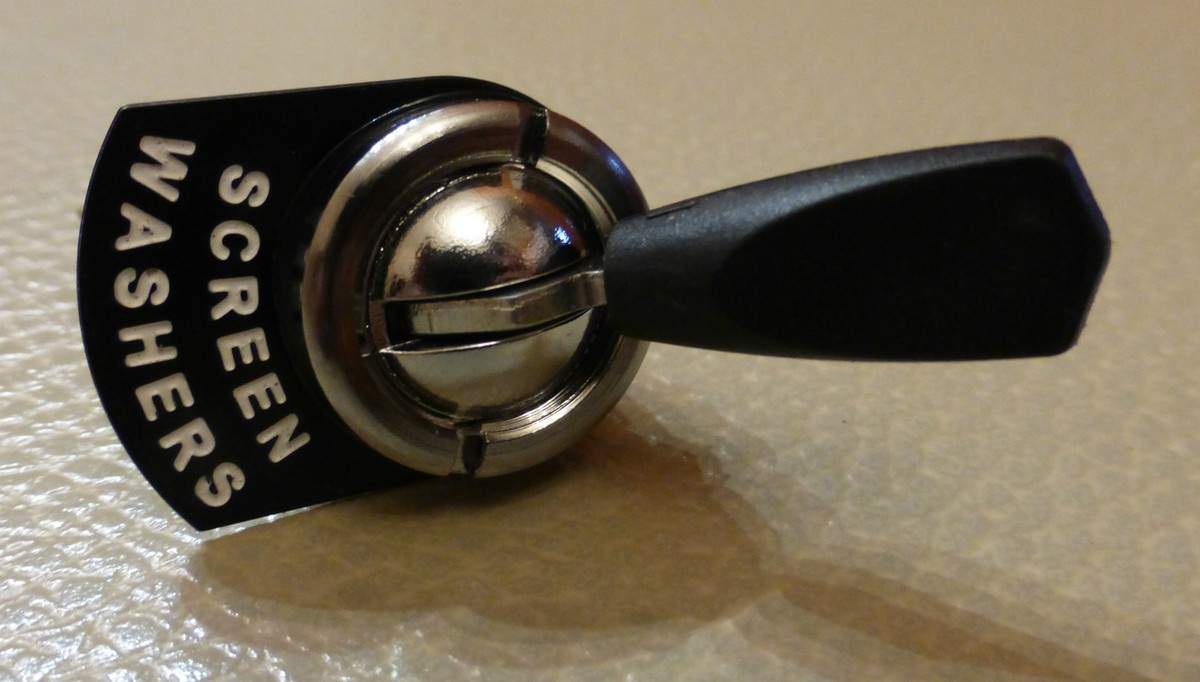 Austin Healey Frogeye Bugeye Toggle Momentary Switch & Brass