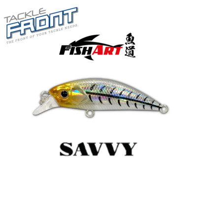 FISHART - Savvy ~ 50mm, 3.6g, Ultra Light Game Sinking Minnow Fishing Lure