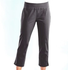 FRESH PRODUCE Small Black SOPHIA Stretch Capri Pants 75.00 NWT New S