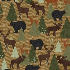 Winter Forest By Benartex - Caramel All Over Forest 16001-35