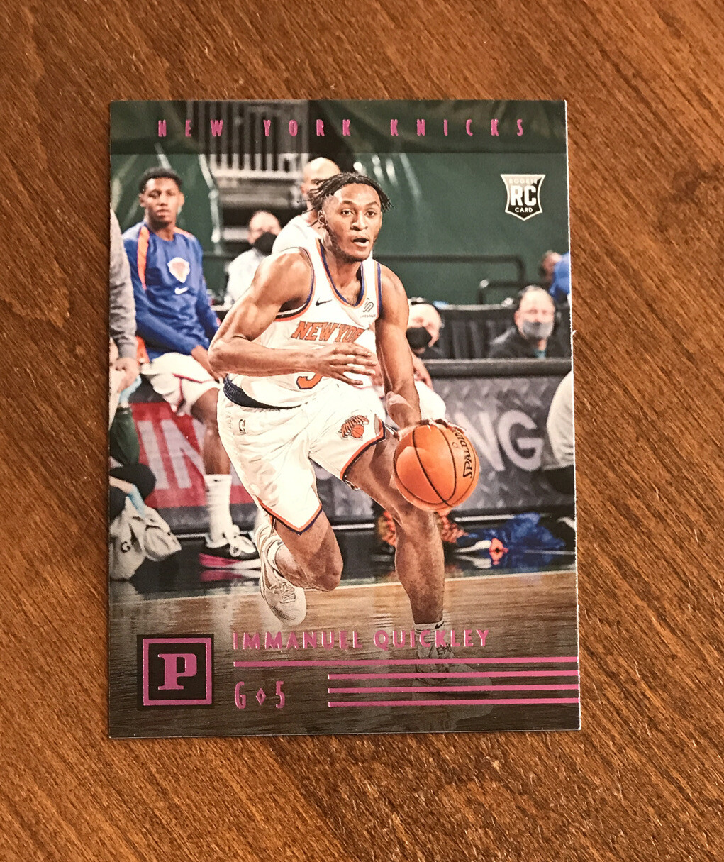 Immanuel Quickley 2020-21 Panini Chronicles Pink Rookie #108 New York Knicks RC