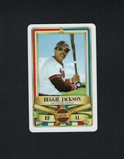 1982 Permagraphics All-Stars REGGIE JACKSON credit card ANGELS Perma Graphics