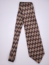 Carlos Devenzia Mens Formal Necktie 59"Lx3.75"W Brown Neck Tie