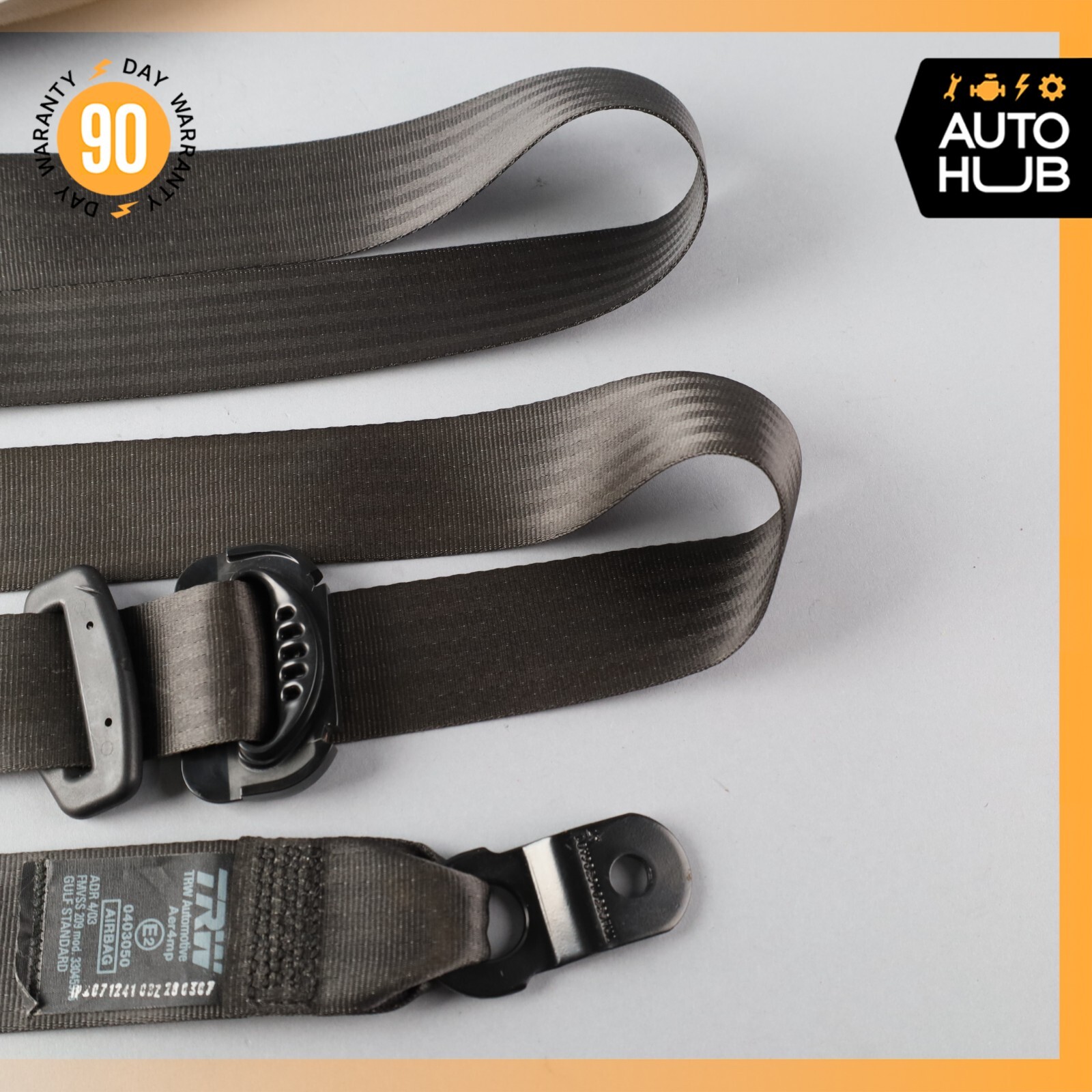 09-13 Maserati Quattroporte S M139 Front Right Side Seat Belt Brown OEM