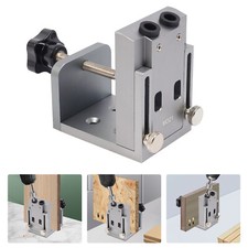 Jig Holzbearbeitung Bohrschablone Bohrlehre 12-45mm Taschenloch Bohrvorrichtung