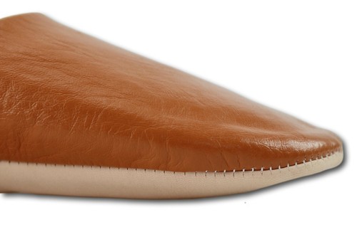 MOROCCAN LEATHER BABOUCHE SLIPPERS SHEEPSKIN SLIDES MULES WOMENS **HANDMADE** - Picture 74 of 205