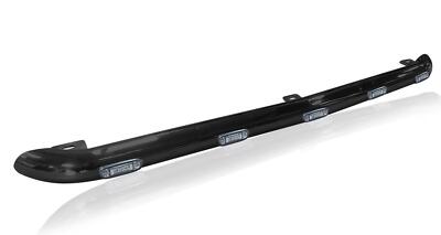 Schwarze Dachträger + LEDs passend für Renault Master 2018-2024 Van vorne flach Van vorne