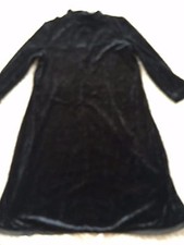 Simply Vera Vera Wang Black Velour Dress Size XSmall, NEW